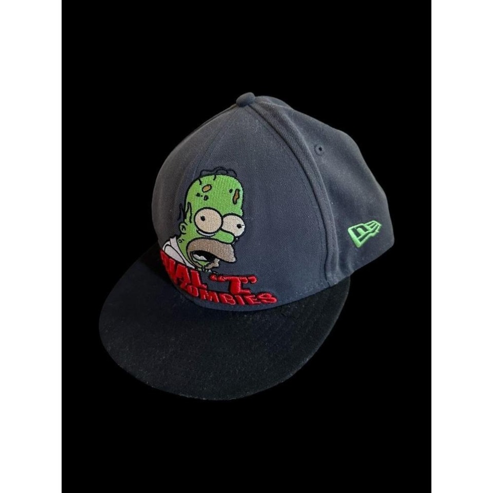Dial Z For Zombies Homer Simpson's Hat New Era Sz 7 1/8 Treehouse Of Horrors - Picture 7 of 8